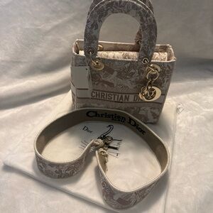Authentic Dior Beige Tote Bag